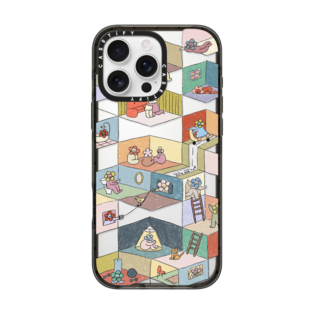 Kina and Tam x CASETiFY iPhone 16 Pro Max ケース ブラック インパクトケース HUMAN EXPERIENCE