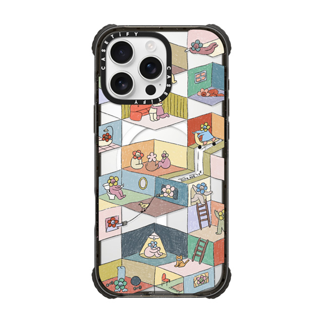 Kina and Tam x CASETiFY iPhone 16 Pro Max Case Black ウルトラ インパクトケース MagSafe 対応 HUMAN EXPERIENCE Kina and Tam x CASETiFY iPhone 16 Pro Max Case Black ウルトラ インパクトケース MagSafe 対応 HUMAN EXPERIENCE