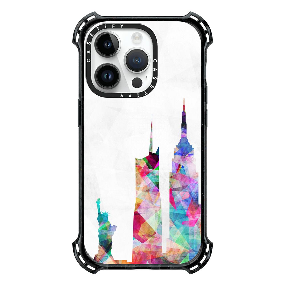 Compostable iPhone 14 Pro Case Skyscraper Designer Phone Cases