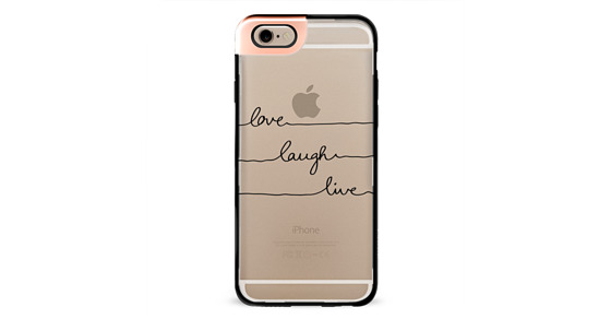 Love Laugh Live transparent - Casetify