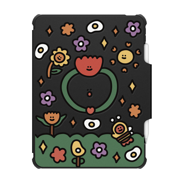 SHAO SHAO x CASETiFY iPad Pro 12.9-inch (第5/6世代) Sticker,Floral Black インパクト フォリオ ケース GARDEN BY SHAO SHAO SHAO SHAO x CASETiFY iPad Pro 12.9-inch (第5/6世代) Sticker,Floral Black インパクト フォリオ ケース GARDEN BY SHAO SHAO