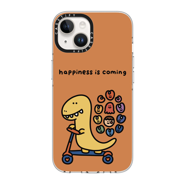 SHAO SHAO x CASETiFY iPhone 14 ケース クリア クリア ケース MagSafe対応 HAPPINESS IS COMING BY SHAO SHAO