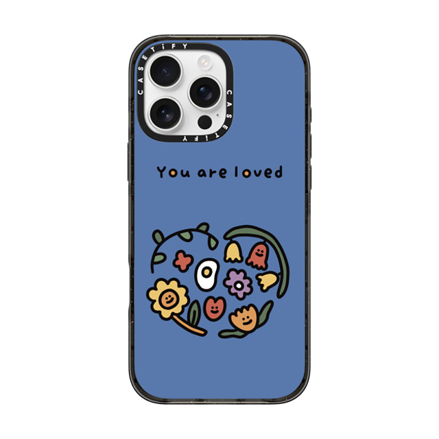 SHAO SHAO x CASETiFY iPhone 16 Pro Max ケース Sticker,Floral ブラック インパクトケース YOU ARE LOVED BY SHAO SHAO Back to School SHAO SHAO x CASETiFY iPhone 16 Pro Max ケース Sticker,Floral ブラック インパクトケース YOU ARE LOVED BY SHAO SHAO Back to School