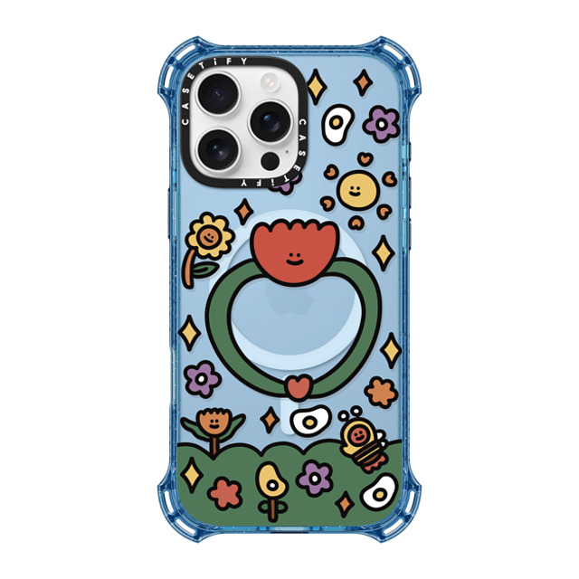 SHAO SHAO x CASETiFY iPhone 16 Pro Max Case ベイビーブルー バウンスケース GARDEN BY SHAO SHAO SHAO SHAO x CASETiFY iPhone 16 Pro Max Case ベイビーブルー バウンスケース GARDEN BY SHAO SHAO