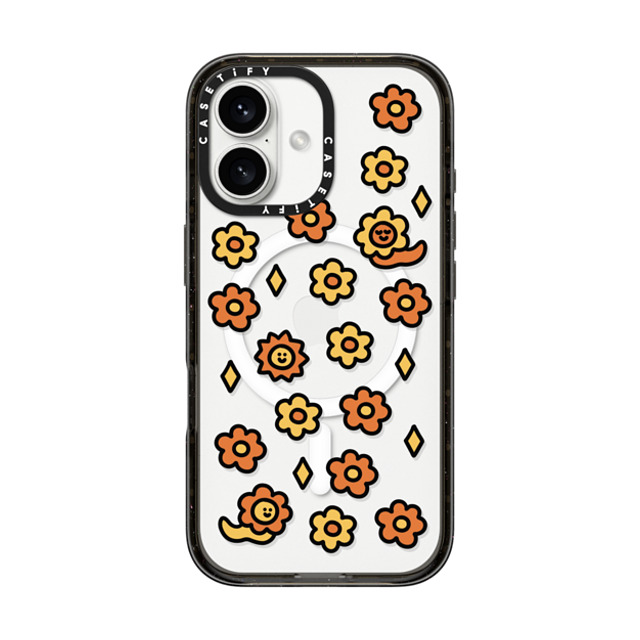 SHAO SHAO x CASETiFY iPhone 16 ケース ブラック インパクトケース MagSafe対応 Slow Life