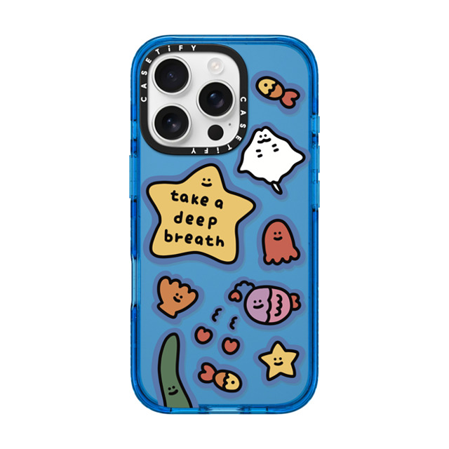 SHAO SHAO x CASETiFY iPhone 16 Pro Case スカイブルー Impact Case TAKE A DEEP BREATH BY SHAO SHAO SHAO SHAO x CASETiFY iPhone 16 Pro Case スカイブルー Impact Case TAKE A DEEP BREATH BY SHAO SHAO