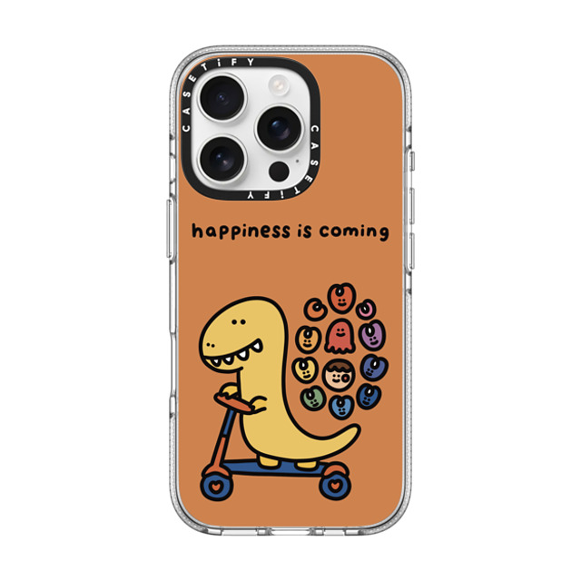 SHAO SHAO x CASETiFY iPhone 16 Pro ケース クリア クリア ケース MagSafe対応 HAPPINESS IS COMING BY SHAO SHAO