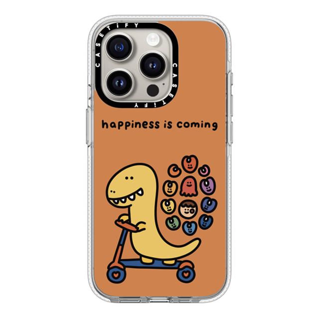 SHAO SHAO x CASETiFY iPhone 15 Pro ケース クリア クリア ケース MagSafe対応 HAPPINESS IS COMING BY SHAO SHAO