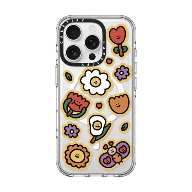 SHAO SHAO x CASETiFY iPhone 16 Pro Case Sticker,Floral Clear Clear Case MagSafe Compatible BLOOMING FLOWERS BY SHAO SHAO Father's Day SHAO SHAO x CASETiFY iPhone 16 Pro Case Sticker,Floral Clear Clear Case MagSafe Compatible BLOOMING FLOWERS BY SHAO SHAO Father's Day