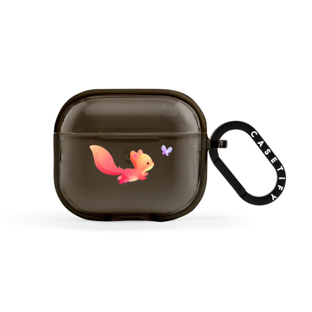 Goldfishkang x CASETiFY AirPods（第3世代） ブラック インパクトケース A New Dawn