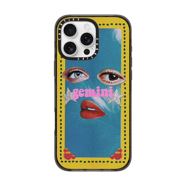 Valheria Rocha x CASETiFY iPhone 16 Pro Max Case Star,Zodiac Black インパクトケース Gemini Mother's Day Valheria Rocha x CASETiFY iPhone 16 Pro Max Case Star,Zodiac Black インパクトケース Gemini Mother's Day