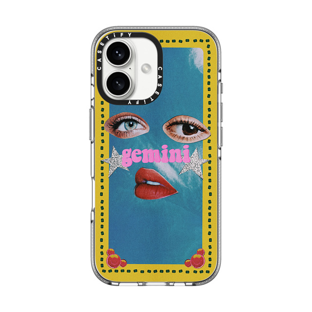 Valheria Rocha x CASETiFY iPhone 16 Case Clear Clear Case MagSafe Compatible Gemini Valheria Rocha x CASETiFY iPhone 16 Case Clear Clear Case MagSafe Compatible Gemini