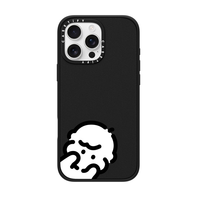 Muramatsushiori x CASETiFY iPhone 16 Pro Max ケース Cartoon,Line Art マットブラック インパクトケース MagSafe対応 I wanna go your side-1 by muramatsushiori Father's Day Muramatsushiori x CASETiFY iPhone 16 Pro Max ケース Cartoon,Line Art マットブラック インパクトケース MagSafe対応 I wanna go your side-1 by muramatsushiori Father's Day