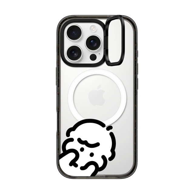 Muramatsushiori x CASETiFY iPhone 16 Pro ケース Cartoon,Line Art ブラック インパクトリングスタンドケース MagSafe対応 I wanna go your side-1 by muramatsushiori Father's Day Muramatsushiori x CASETiFY iPhone 16 Pro ケース Cartoon,Line Art ブラック インパクトリングスタンドケース MagSafe対応 I wanna go your side-1 by muramatsushiori Father's Day