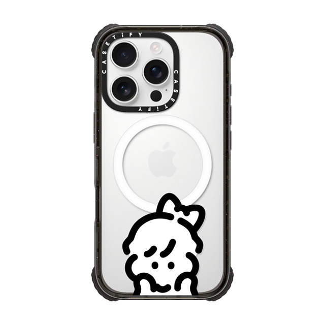 Muramatsushiori x CASETiFY iPhone 16 Pro Case Cartoon,Line Art Black ウルトラ インパクトケース MagSafe 対応 I wanna go your side-2 by muramatsushiori Father's Day Muramatsushiori x CASETiFY iPhone 16 Pro Case Cartoon,Line Art Black ウルトラ インパクトケース MagSafe 対応 I wanna go your side-2 by muramatsushiori Father's Day