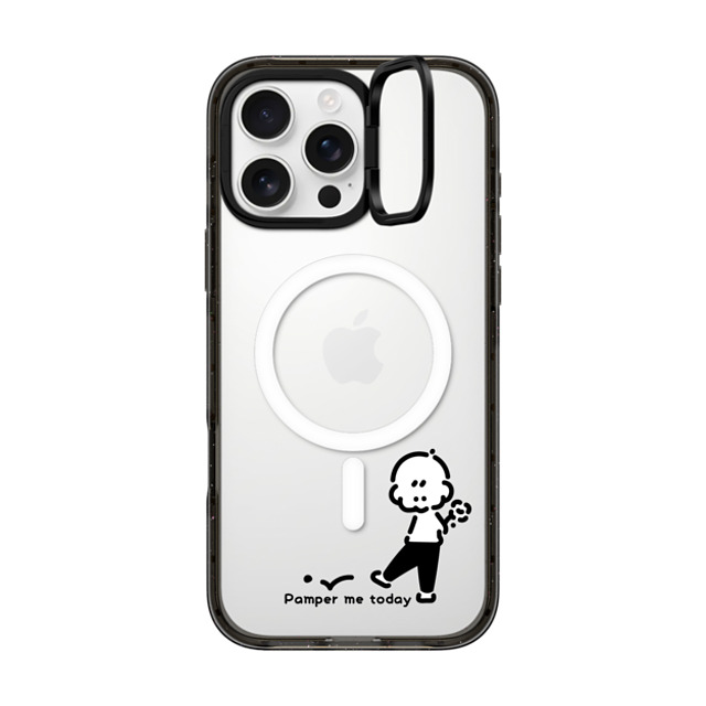Muramatsushiori x CASETiFY iPhone 16 Pro Max Case Cartoon,Monochrome Black インパクトリングスタンドケース MagSafe対応 Pamper me today - muramatsushiori Father's Day Muramatsushiori x CASETiFY iPhone 16 Pro Max Case Cartoon,Monochrome Black インパクトリングスタンドケース MagSafe対応 Pamper me today - muramatsushiori Father's Day