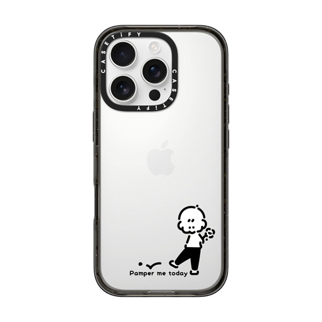 Muramatsushiori x CASETiFY iPhone 16 Pro Case Cartoon,Monochrome ブラック インパクトケース Pamper me today - muramatsushiori Mother's Day Muramatsushiori x CASETiFY iPhone 16 Pro Case Cartoon,Monochrome ブラック インパクトケース Pamper me today - muramatsushiori Mother's Day
