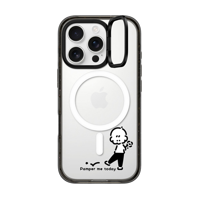 Muramatsushiori x CASETiFY iPhone 16 Pro Case Cartoon,Monochrome Black インパクトリングスタンドケース MagSafe対応 Pamper me today - muramatsushiori Mother's Day Muramatsushiori x CASETiFY iPhone 16 Pro Case Cartoon,Monochrome Black インパクトリングスタンドケース MagSafe対応 Pamper me today - muramatsushiori Mother's Day