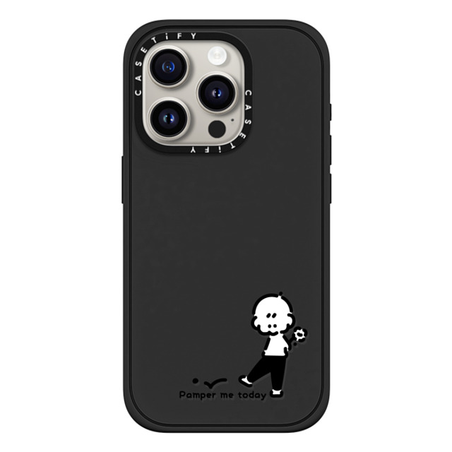 Muramatsushiori x CASETiFY iPhone 15 Pro ケース Cartoon,Monochrome マットブラック インパクトケース MagSafe対応 Pamper me today - muramatsushiori Back to School Muramatsushiori x CASETiFY iPhone 15 Pro ケース Cartoon,Monochrome マットブラック インパクトケース MagSafe対応 Pamper me today - muramatsushiori Back to School