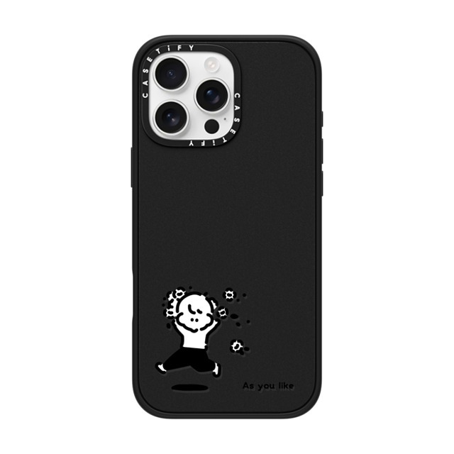 Muramatsushiori x CASETiFY iPhone 16 Pro Max Case Cartoon,Monochrome Matte Black Impact Case MagSafe Compatible As you like - muramatsushiori Father's Day Muramatsushiori x CASETiFY iPhone 16 Pro Max Case Cartoon,Monochrome Matte Black Impact Case MagSafe Compatible As you like - muramatsushiori Father's Day