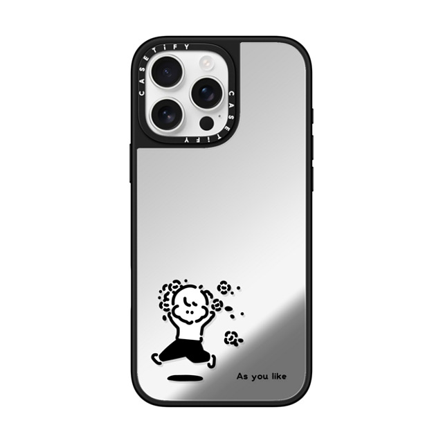 Muramatsushiori x CASETiFY iPhone 16 Pro Max ケース Cartoon,Monochrome Silver on Black ミラーケース MagSafe対応 As you like - muramatsushiori Back to School Muramatsushiori x CASETiFY iPhone 16 Pro Max ケース Cartoon,Monochrome Silver on Black ミラーケース MagSafe対応 As you like - muramatsushiori Back to School