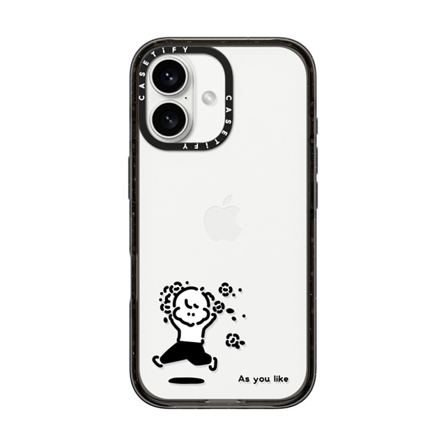 Muramatsushiori x CASETiFY iPhone 16 ケース Cartoon,Monochrome ブラック インパクトケース As you like - muramatsushiori Father's Day Muramatsushiori x CASETiFY iPhone 16 ケース Cartoon,Monochrome ブラック インパクトケース As you like - muramatsushiori Father's Day