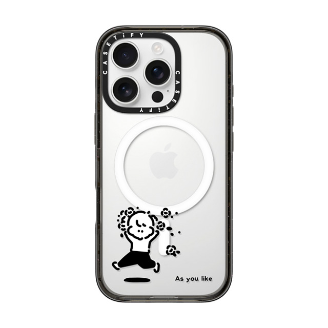 Muramatsushiori x CASETiFY iPhone 16 Pro Case Cartoon,Monochrome Black Impact Case MagSafe Compatible As you like - muramatsushiori Father's Day Muramatsushiori x CASETiFY iPhone 16 Pro Case Cartoon,Monochrome Black Impact Case MagSafe Compatible As you like - muramatsushiori Father's Day