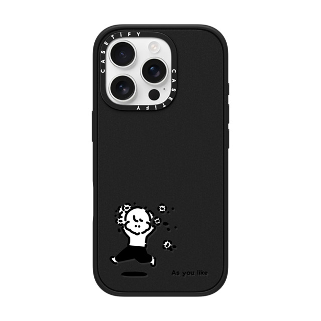 Muramatsushiori x CASETiFY iPhone 16 Pro Case Cartoon,Monochrome Matte Black Impact Case MagSafe Compatible As you like - muramatsushiori Father's Day Muramatsushiori x CASETiFY iPhone 16 Pro Case Cartoon,Monochrome Matte Black Impact Case MagSafe Compatible As you like - muramatsushiori Father's Day