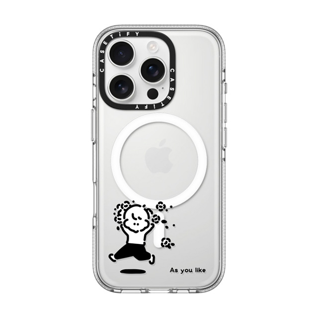 Muramatsushiori x CASETiFY iPhone 16 Pro Case Cartoon,Monochrome Clear Clear Case MagSafe Compatible As you like - muramatsushiori Father's Day Muramatsushiori x CASETiFY iPhone 16 Pro Case Cartoon,Monochrome Clear Clear Case MagSafe Compatible As you like - muramatsushiori Father's Day