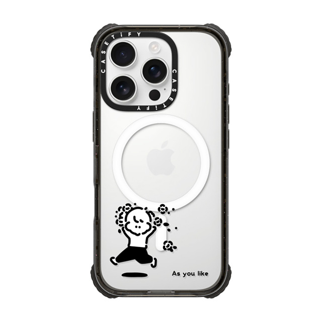 Muramatsushiori x CASETiFY iPhone 16 Pro ケース Cartoon,Monochrome ブラック ウルトラ インパクトケース MagSafe 対応 As you like - muramatsushiori Father's Day Muramatsushiori x CASETiFY iPhone 16 Pro ケース Cartoon,Monochrome ブラック ウルトラ インパクトケース MagSafe 対応 As you like - muramatsushiori Father's Day