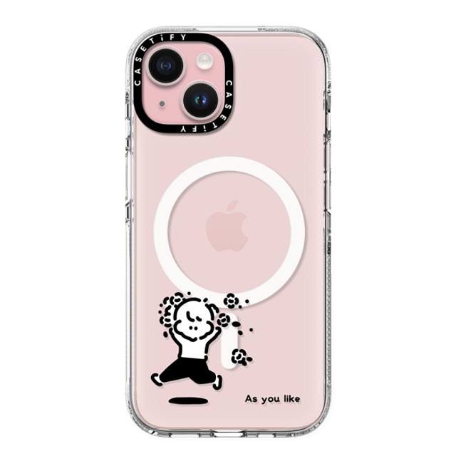 Muramatsushiori x CASETiFY iPhone 15 Case Cartoon,Monochrome Clear Clear Case MagSafe Compatible As you like - muramatsushiori Father's Day Muramatsushiori x CASETiFY iPhone 15 Case Cartoon,Monochrome Clear Clear Case MagSafe Compatible As you like - muramatsushiori Father's Day