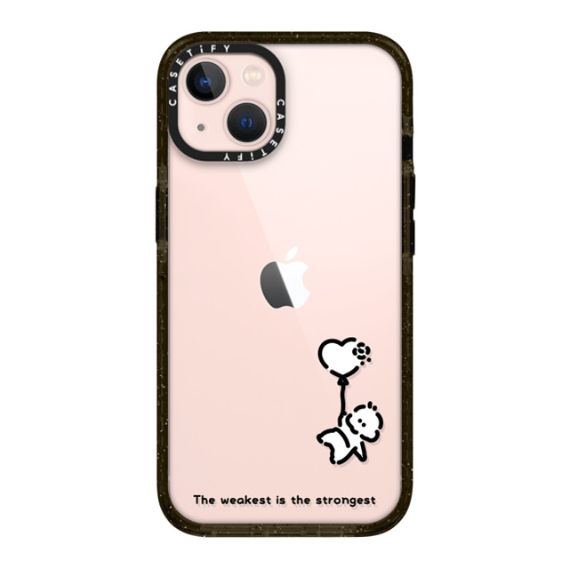 Muramatsushiori x CASETiFY iPhone 13 ケース ブラック インパクトケース The weakest is the strongest - muramatsushiori