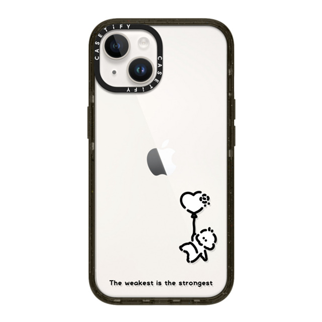 Muramatsushiori x CASETiFY iPhone 14 ケース ブラック インパクトケース The weakest is the strongest - muramatsushiori