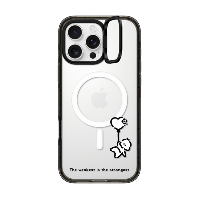 Muramatsushiori x CASETiFY iPhone 16 Pro Max ケース ブラック インパクトリングスタンドケース MagSafe対応 The weakest is the strongest - muramatsushiori