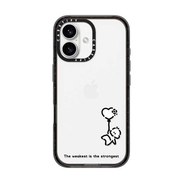 Muramatsushiori x CASETiFY iPhone 16 ケース ブラック インパクトケース The weakest is the strongest - muramatsushiori