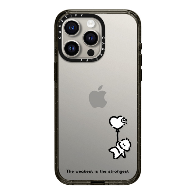 Muramatsushiori x CASETiFY iPhone 15 Pro Max ケース ブラック インパクトケース The weakest is the strongest - muramatsushiori