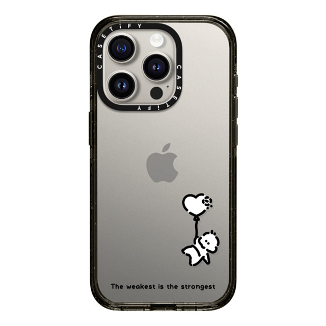 Muramatsushiori x CASETiFY iPhone 15 Pro ケース ブラック インパクトケース The weakest is the strongest - muramatsushiori