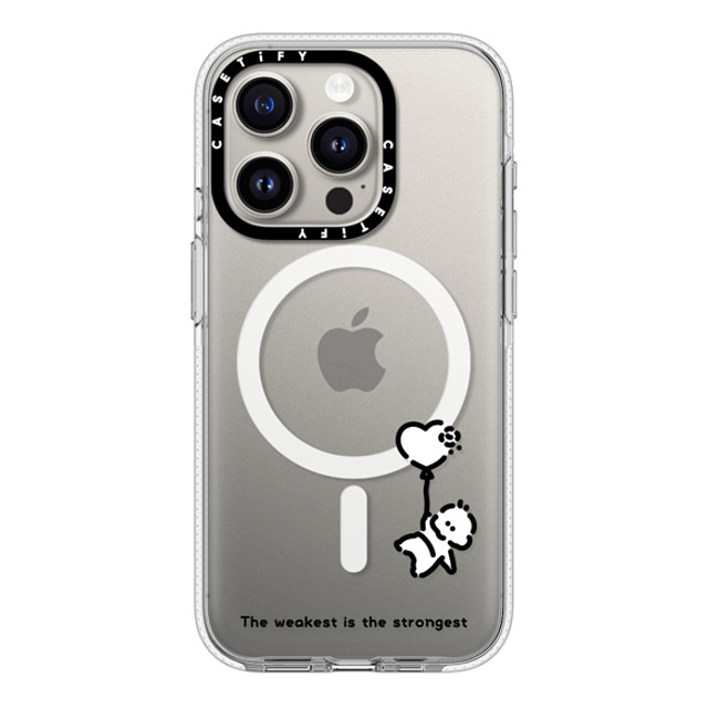 Muramatsushiori x CASETiFY iPhone 15 Pro ケース クリア クリア ケース MagSafe対応 The weakest is the strongest - muramatsushiori