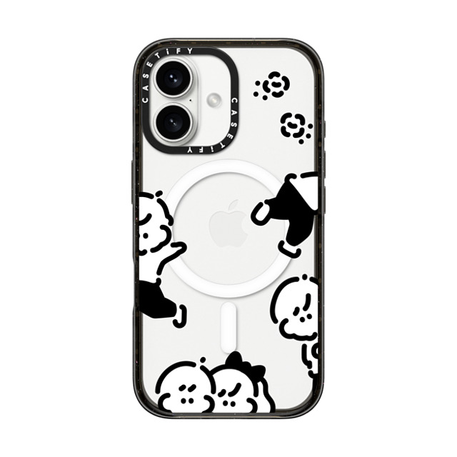 Muramatsushiori x CASETiFY iPhone 16 ケース Sticker,Cartoon ブラック インパクトケース MagSafe対応 Dota bata - muramatsushiori Father's Day Muramatsushiori x CASETiFY iPhone 16 ケース Sticker,Cartoon ブラック インパクトケース MagSafe対応 Dota bata - muramatsushiori Father's Day