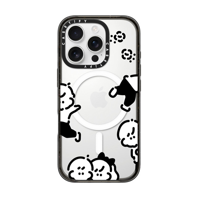 Muramatsushiori x CASETiFY iPhone 16 Pro ケース Sticker,Cartoon ブラック インパクトケース MagSafe対応 Dota bata - muramatsushiori Father's Day Muramatsushiori x CASETiFY iPhone 16 Pro ケース Sticker,Cartoon ブラック インパクトケース MagSafe対応 Dota bata - muramatsushiori Father's Day