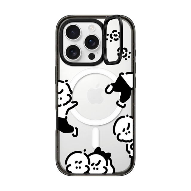 Muramatsushiori x CASETiFY iPhone 16 Pro ケース Sticker,Cartoon ブラック インパクトリングスタンドケース MagSafe対応 Dota bata - muramatsushiori Father's Day Muramatsushiori x CASETiFY iPhone 16 Pro ケース Sticker,Cartoon ブラック インパクトリングスタンドケース MagSafe対応 Dota bata - muramatsushiori Father's Day