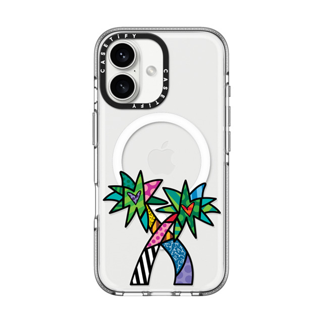Romero Britto x CASETiFY iPhone 16 ケース Cartoon,Nature クリア クリア ケース MagSafe対応 PARADISE BY ROMERO BRITTO Father's Day Romero Britto x CASETiFY iPhone 16 ケース Cartoon,Nature クリア クリア ケース MagSafe対応 PARADISE BY ROMERO BRITTO Father's Day