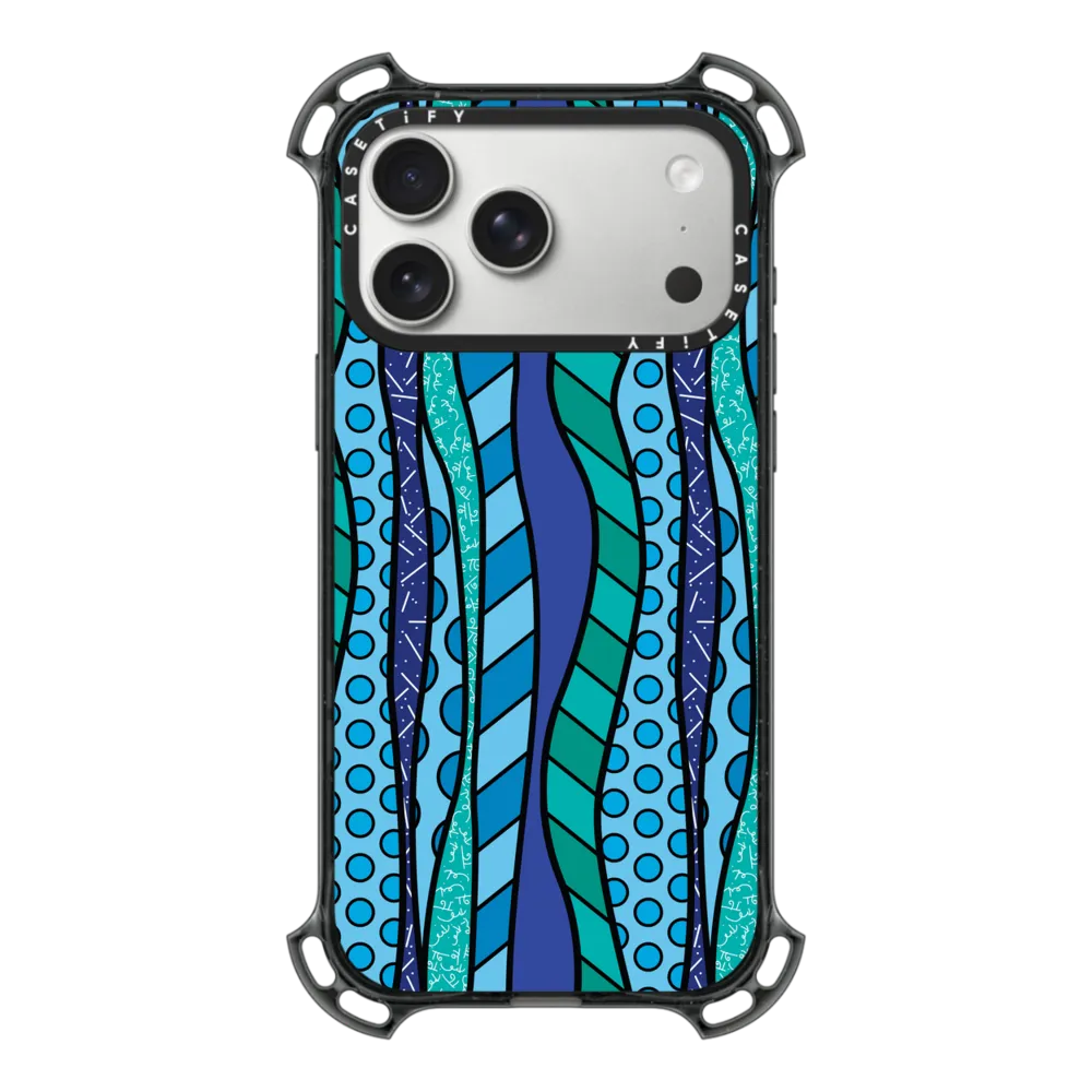 Bounce iPhone 17 Pro Max Case MagSafe Compatible - WAVES BY ROMERO BRITTO