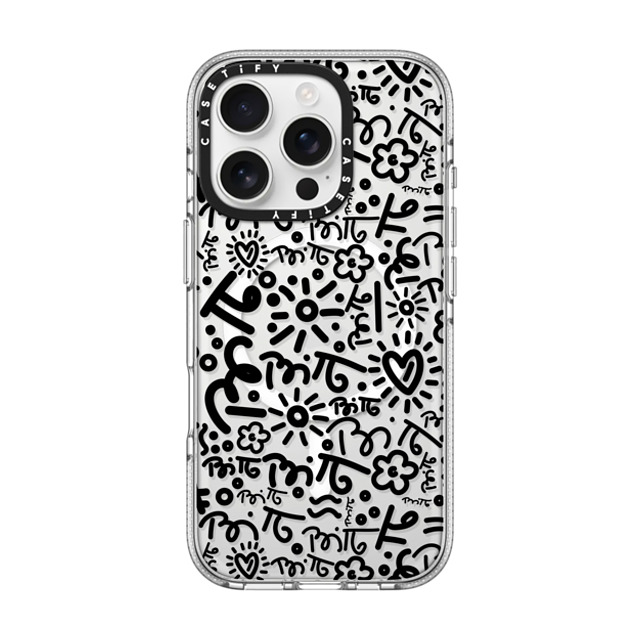 Romero Britto x CASETiFY iPhone 16 Pro Case Clear Clear Case MagSafe Compatible GRAFFITI WHITE BY ROMERO BRITTO Romero Britto x CASETiFY iPhone 16 Pro Case Clear Clear Case MagSafe Compatible GRAFFITI WHITE BY ROMERO BRITTO