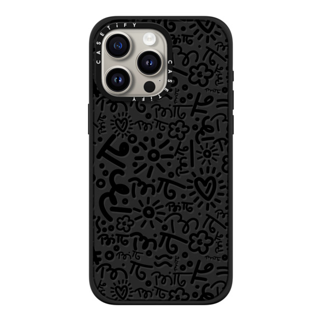 Romero Britto x CASETiFY iPhone 15 Pro Max Case Matte Black Impact Case MagSafe Compatible GRAFFITI WHITE BY ROMERO BRITTO Romero Britto x CASETiFY iPhone 15 Pro Max Case Matte Black Impact Case MagSafe Compatible GRAFFITI WHITE BY ROMERO BRITTO