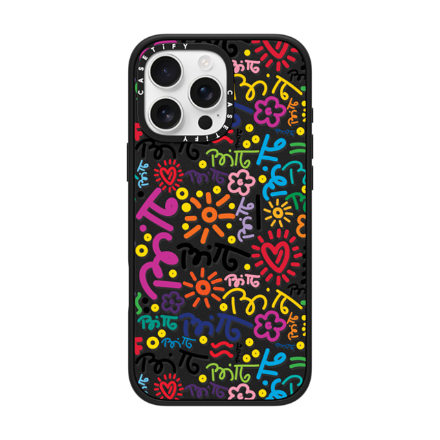 Romero Britto x CASETiFY iPhone 16 Pro Max Case Heart,Nature マットブラック インパクトケース MagSafe対応 GRAFFITI COLOR BY ROMERO BRITTO Mother's Day Romero Britto x CASETiFY iPhone 16 Pro Max Case Heart,Nature マットブラック インパクトケース MagSafe対応 GRAFFITI COLOR BY ROMERO BRITTO Mother's Day