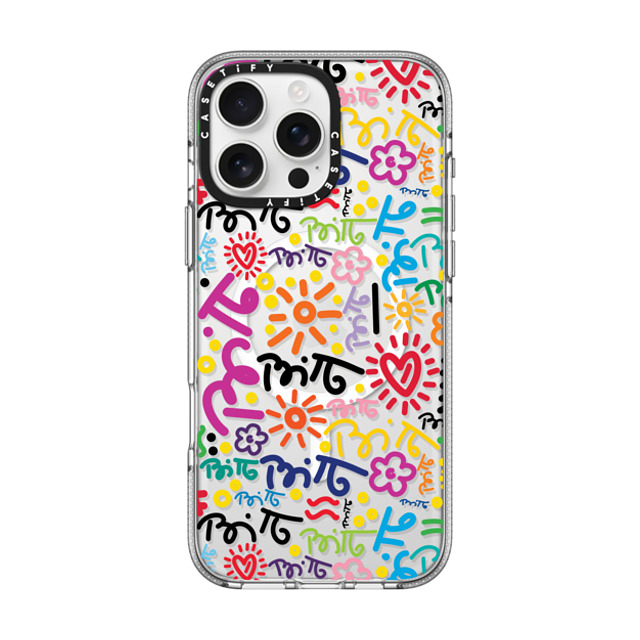 Romero Britto x CASETiFY iPhone 16 Pro Max Case Heart,Nature クリア クリア ケース MagSafe対応 GRAFFITI COLOR BY ROMERO BRITTO Mother's Day Romero Britto x CASETiFY iPhone 16 Pro Max Case Heart,Nature クリア クリア ケース MagSafe対応 GRAFFITI COLOR BY ROMERO BRITTO Mother's Day