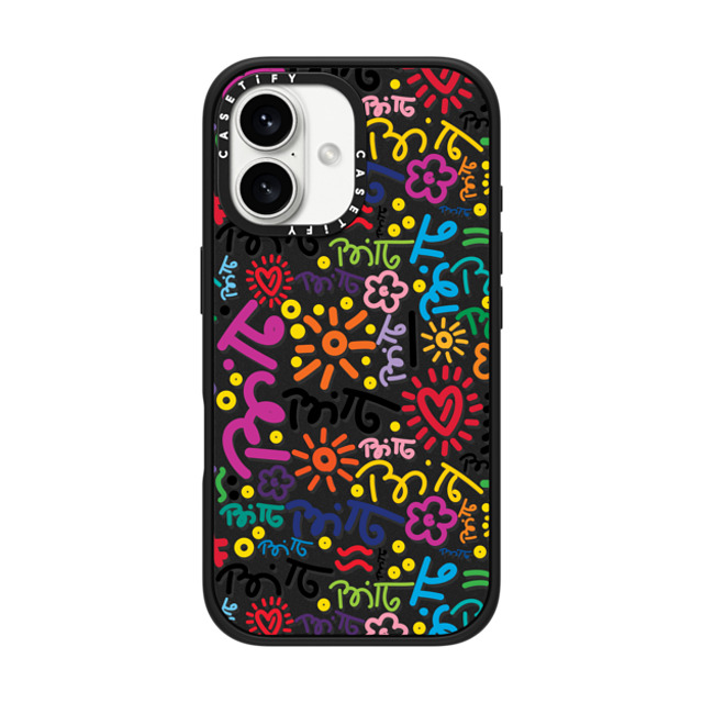 Romero Britto x CASETiFY iPhone 16 ケース Heart,Nature マットブラック インパクトケース MagSafe対応 GRAFFITI COLOR BY ROMERO BRITTO Mother's Day Romero Britto x CASETiFY iPhone 16 ケース Heart,Nature マットブラック インパクトケース MagSafe対応 GRAFFITI COLOR BY ROMERO BRITTO Mother's Day