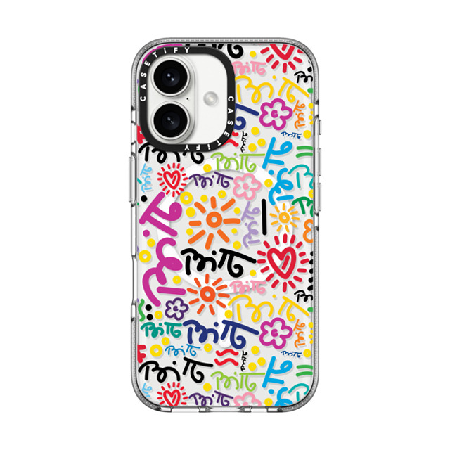 Romero Britto x CASETiFY iPhone 16 Case Heart,Nature Clear Clear Case MagSafe Compatible GRAFFITI COLOR BY ROMERO BRITTO Mother's Day Romero Britto x CASETiFY iPhone 16 Case Heart,Nature Clear Clear Case MagSafe Compatible GRAFFITI COLOR BY ROMERO BRITTO Mother's Day