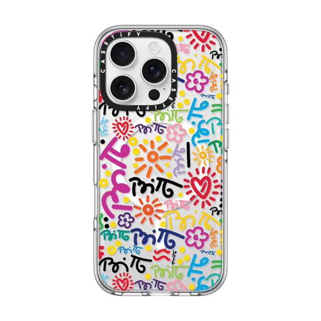 Romero Britto x CASETiFY iPhone 16 Pro Case Heart,Nature クリア クリア ケース MagSafe対応 GRAFFITI COLOR BY ROMERO BRITTO Mother's Day Romero Britto x CASETiFY iPhone 16 Pro Case Heart,Nature クリア クリア ケース MagSafe対応 GRAFFITI COLOR BY ROMERO BRITTO Mother's Day